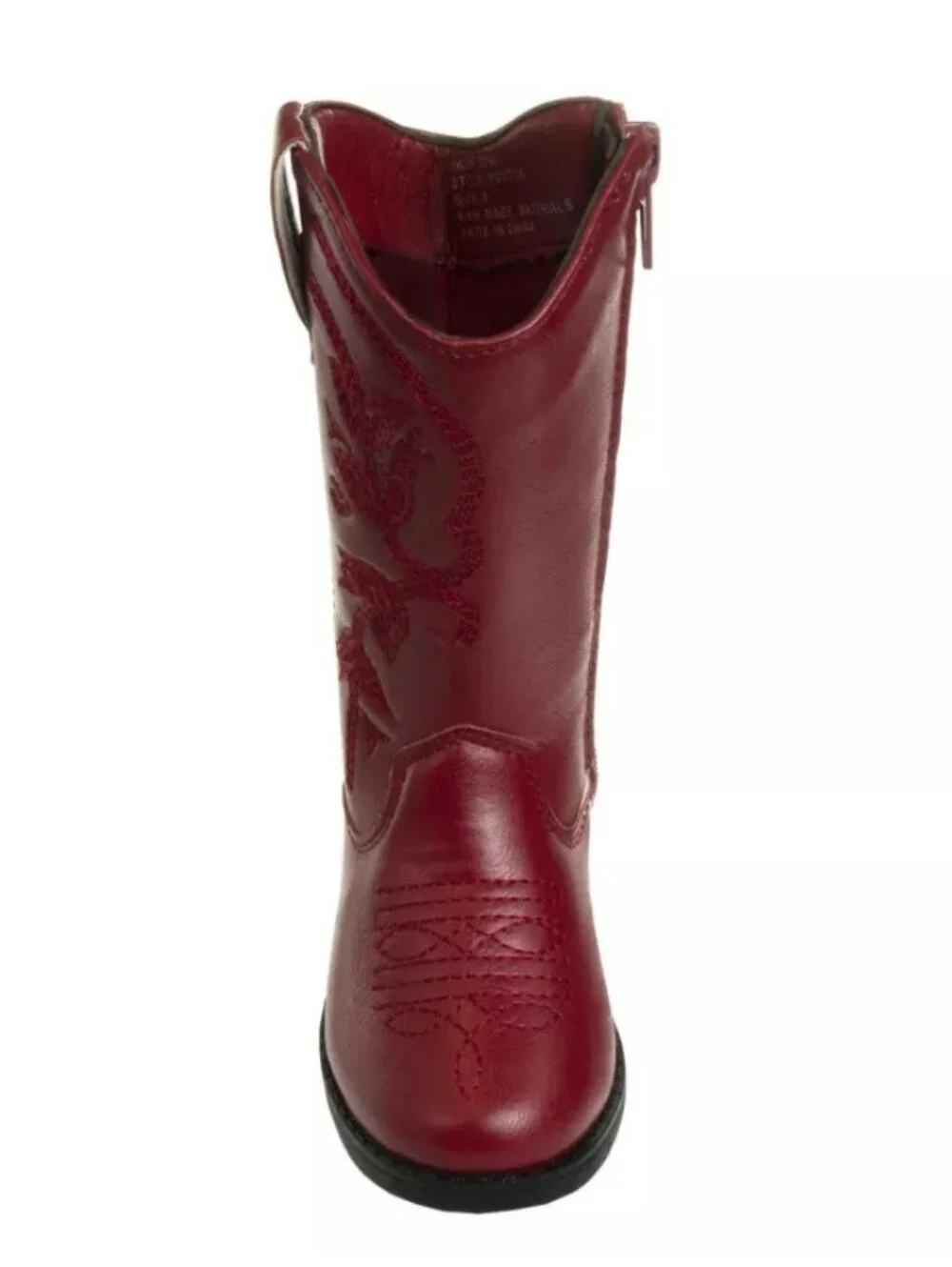 Kensie GirlGirls' Zip-up Boot with Heel Size 4